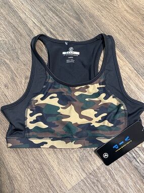 VIP Performance Camo Racerback Tank Top - Black, Green, Brown, Tan